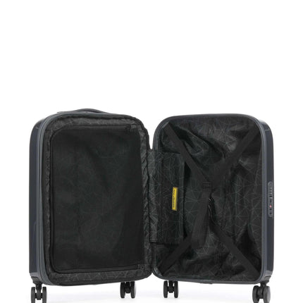 Mandarina Duck Trolley Bagaglio a Mano Espandibile  4 Ruote Antracite OUV24 LOGODUCK ANTRACITE Mandarina Duck 