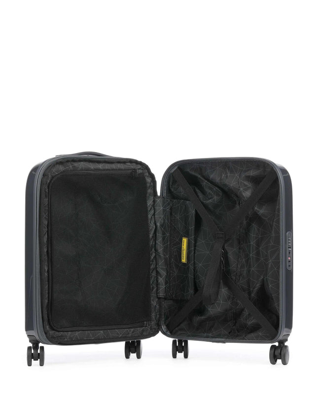 Mandarina Duck Trolley Bagaglio a Mano Espandibile  4 Ruote Antracite OUV24 LOGODUCK ANTRACITE Mandarina Duck 
