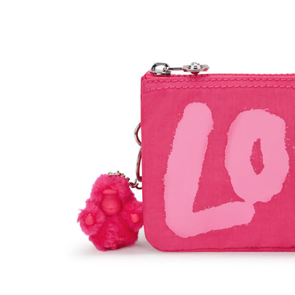 Kipling Portafogli Multitasche Fucsia CREATIVITY L LOVE HEART Kipling 
