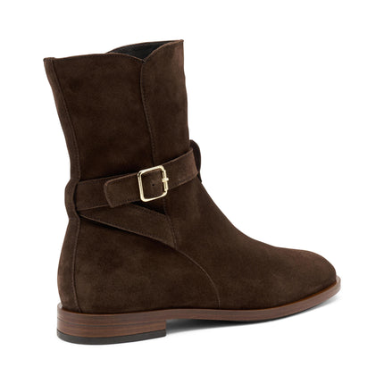 Stivaletti Donna Camoscio Marrone 88G6 CACAO Frau 