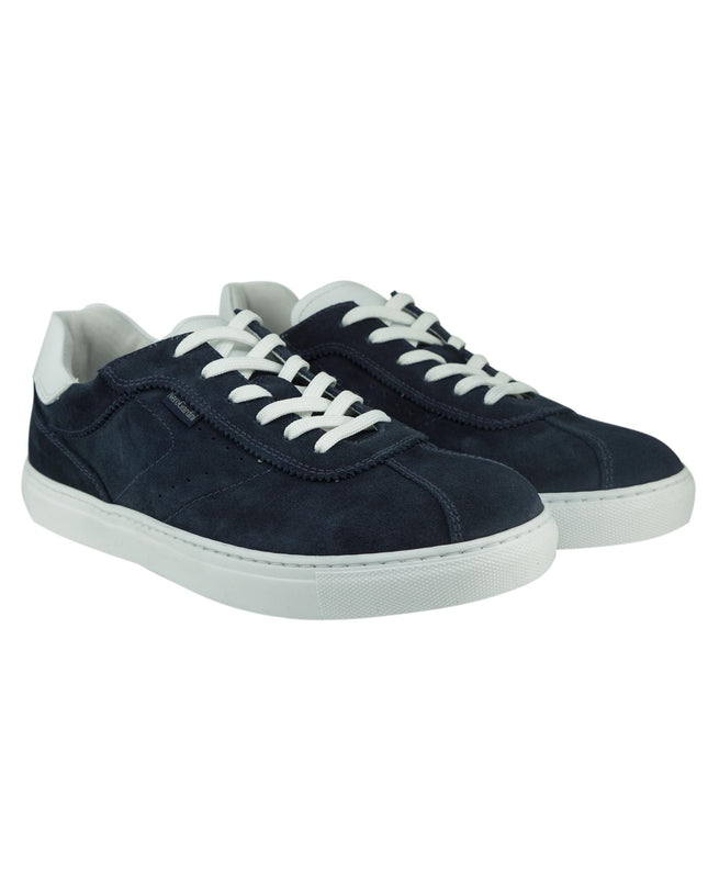 Sneakers Uomo in Camoscio Nero Giardini E101970U BLU 207 Nero Giardini 