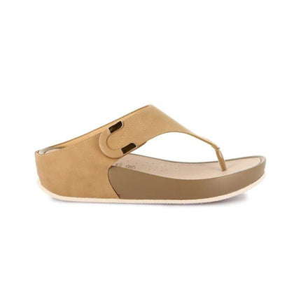 Grunland Infradito Donna Ciabatta Confort con Velcro in Tessuto Cuoio - MARIO SPATARELLA
