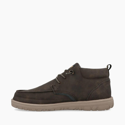 Jeep Polacchine Uomo in Ecopelle Brown Marrone SAMOA MID DARK BROWN Jeep Footwear 