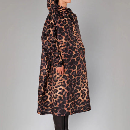 RAINKISS RAIN PONCHODARK LEOPARD