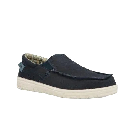 Jeep Mocassino Uomo Slip On in Tessuto Blu - MARIO SPATARELLA