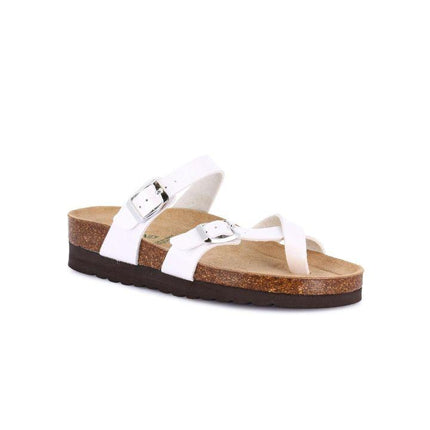 Grunland Sandalo Plantare Infradito Sughero Bio Donna Laminato Perla CB2438 HOLA PERLA Grunland 