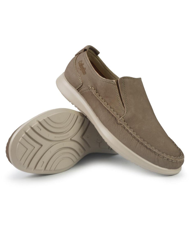 Callaghan Mocassini Uomo Slipon in Pelle Taupe 62201 KIOWA TAUPE Callaghan 