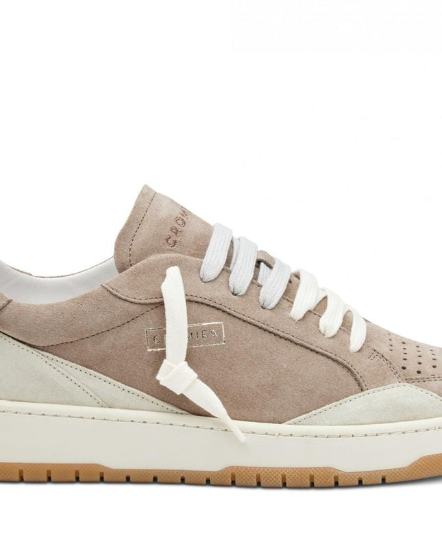 Sneakers Basket Uomo in Pelle C7D8 ALPHA BOLD SABBIA Cromier 