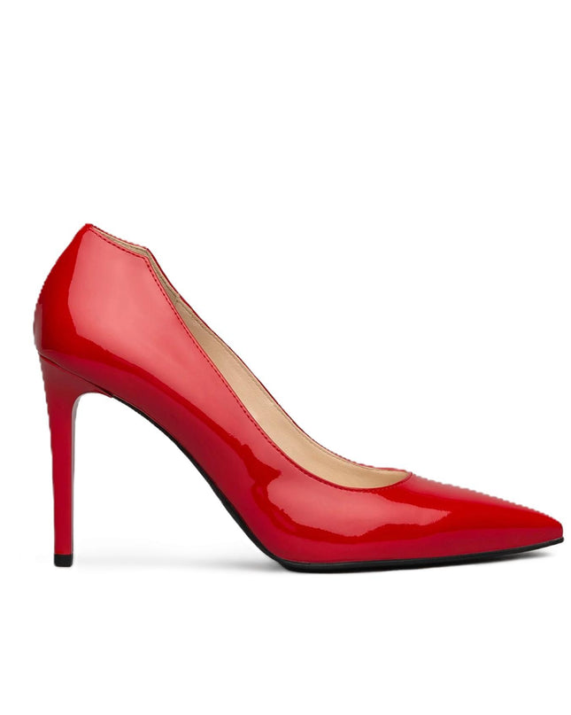 Nero Giardini Decollete Donna Tacco Stiletto in Vernice Rosso Ciliegia - MARIO SPATARELLA