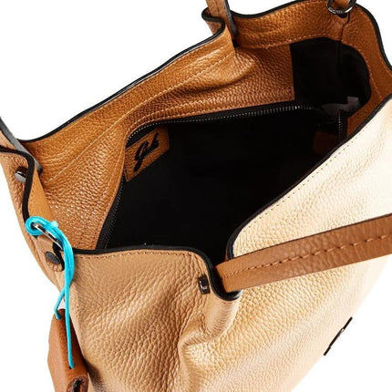 Gabs Borsa Donna Shopper in Pelle Cuoio Nocciola LILLY TG S CAMOSCIO CUOIO Gabs 