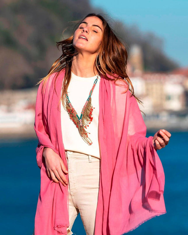 Foulard Pareo in Cotone ACTROSE192 COTTON Colores de Otono 