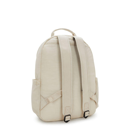Kipling Zaino Porta Computer 15 Pollici Beige SEOUL HIDEWAY BEIGE Kipling 