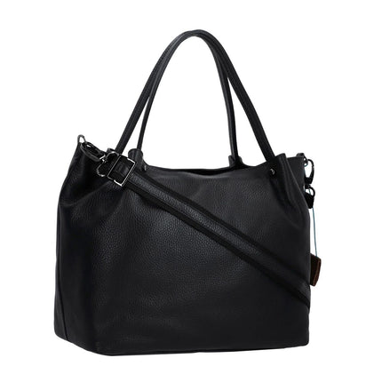 Gabs Borsa a Spalla Shopper in Pelle Nera LILLY TG M BLACK Gabs 