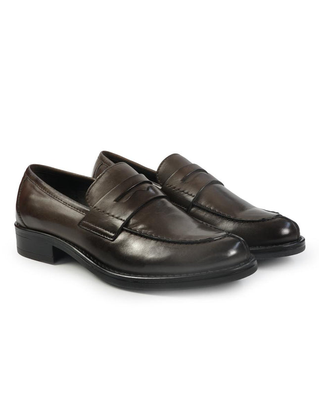 Vueva Mocassini Donna College in Pelle Marrone - MARIO SPATARELLA