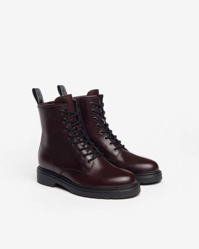 Anfibi Donna Pelle Bordo I412004D BORDÒ613 Nero Giardini 
