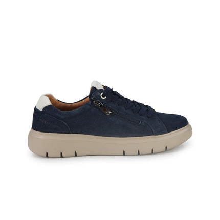 Impronte Sneakers Charms Uomo Lacci e Zip in Camoscio Blu VENIER ZIPU NAVY Impronte 