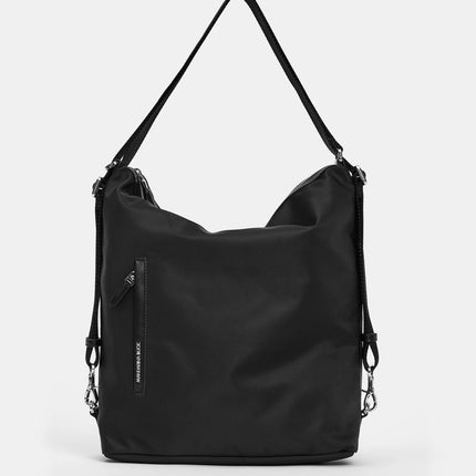 Mandarina Duck Borsa Convertibile Zaino in Tessuto e Pelle Nero VCT10 HUNTER BLACK Mandarina Duck 