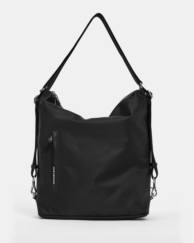 Mandarina Duck Borsa Convertibile Zaino in Tessuto e Pelle Nero VCT10 HUNTER BLACK Mandarina Duck 