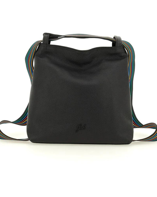 Gabs Borsa Zaino Trasformabile  in Pelle Nera DORINA TG L BLACK Gabs 
