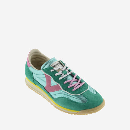 Victoria Sneakers Bassa Donna Urban City Running Metallizzato 1158111 SATURNO NYLON JADE Victoria 