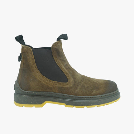 Stivaletti Chelsea Uomo in Pelle Ingrassata RED ROCK SUEDE RUST Jeep Footwear 