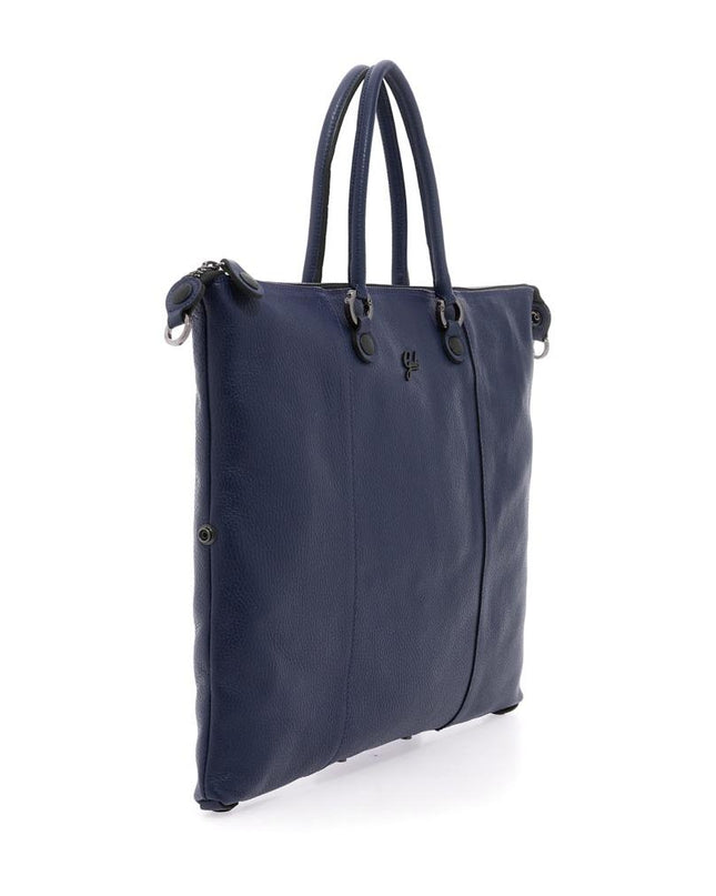 Gabs Borsa Icon Trasformabile in Pelle Blu con Tracolla G3 PLUS TG L INCHIOSTRO Gabs 