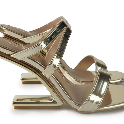 Sandali Donna Specchio Gold MAGGIE 837 MIRROR Exe 