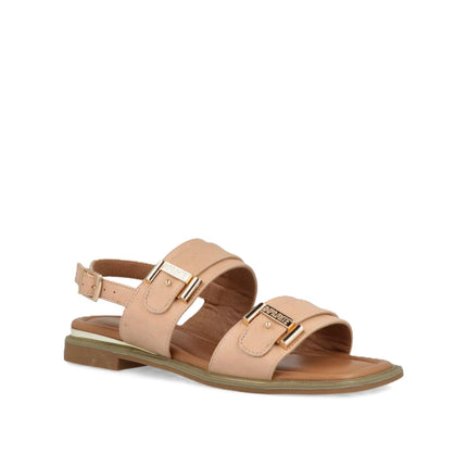 Impronte Sandalo Flat Donna in Ecopelle Nude - MARIO SPATARELLA