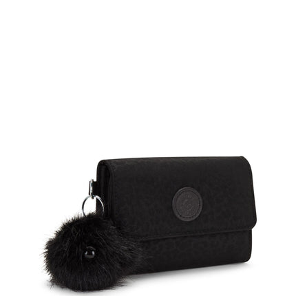 Portafogli Donna Multitasche con Portachiavi Nero PIXI SHIMMERING SPORTS Kipling 