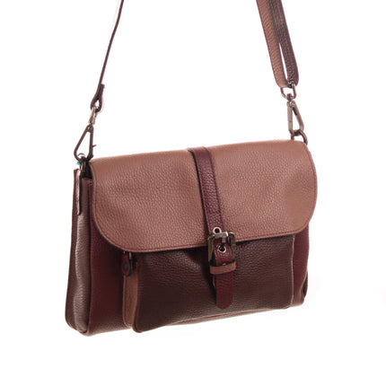 Gabs Borsa a Mano in Pelle Multicolor con Tracolla ASHLEY TG M BURGUNDY CHIANTI BALSAMICO Gabs 