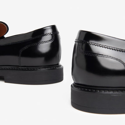 Nero Giardini Mocassino College Uomo in Pelle Spazzolata Nera E500600U NERO 100 Nero Giardini 