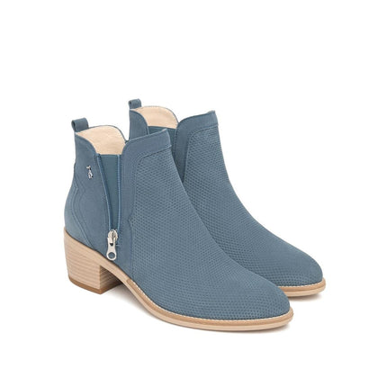 NeroGiardini Stivaletti Donna in Camoscio Avio - MARIO SPATARELLA