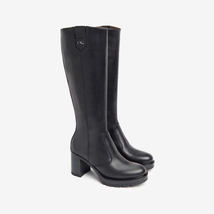 Stivali Donna Pelle Nero I411855D NERO 100 Nero Giardini 