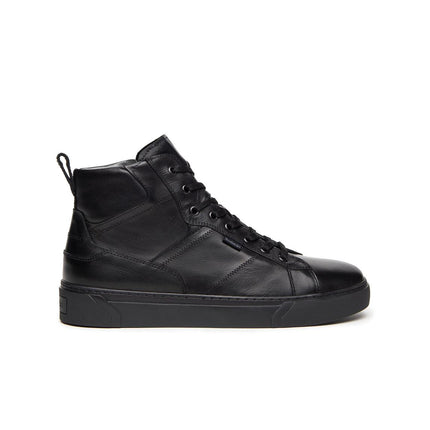 Nero Giardini Sneakers Alta Uomo in Pelle Nero I400451U NERO 100 Nero Giardini 