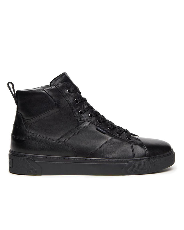 Nero Giardini Sneakers Alta Uomo in Pelle Nero I400451U NERO 100 Nero Giardini 