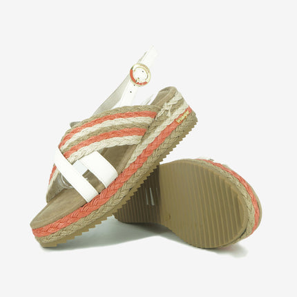 Sandali Donna con Zeppa KIM FLAG CROSS CORAL Wrangler 