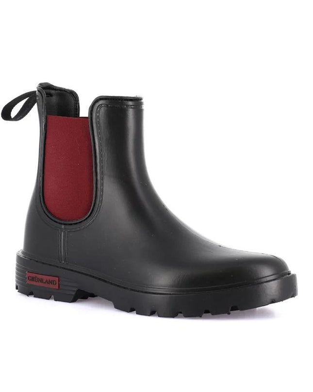 Stivaletti Galosce Grunland Donna Pioggia Gomma Nero Bordo SP2375 BOTA BORDO Grunland 
