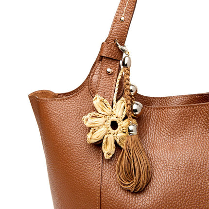 NeroGiardini Borsa Donna in Pelle Cuoio E644141D CUOIO 400 Nero Giardini Borse 