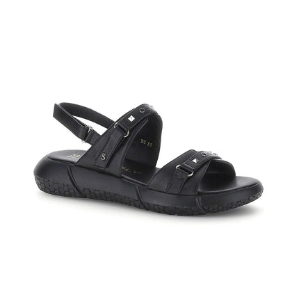 Stonefly Sandalo Donna con Doppio Velcro in Pelle Nera 223707 ZOE BLACK Stonefly 