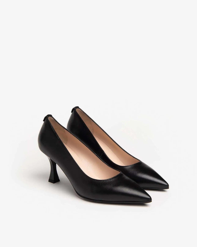 Nero Giardini Decollete in Pelle Nero - MARIO SPATARELLA