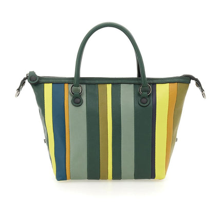 Borsa Shopper Trasformabile in Pelle Righe Toni Bosco G3 PLUS TG M G000033T2 PATCHWORK RIGHE TONI Gabs 