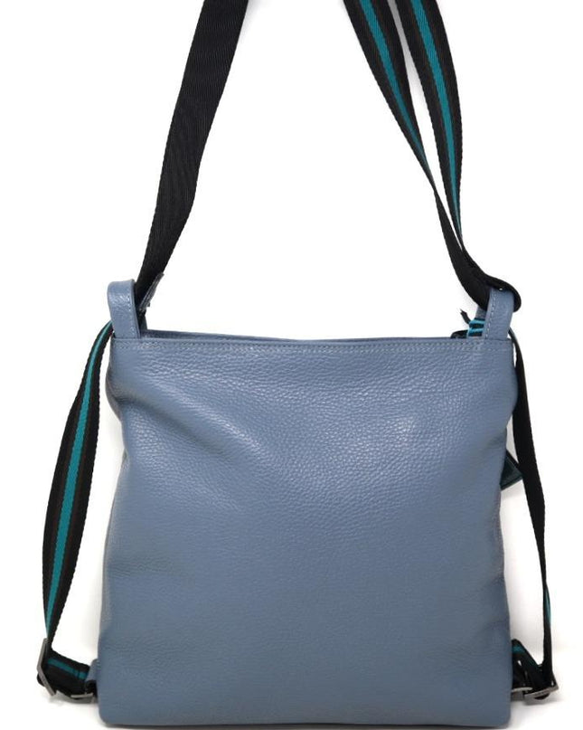 Gabs Borsa Zaino Trasformabile in Pelle Rugiada Ardesia - MARIO SPATARELLA