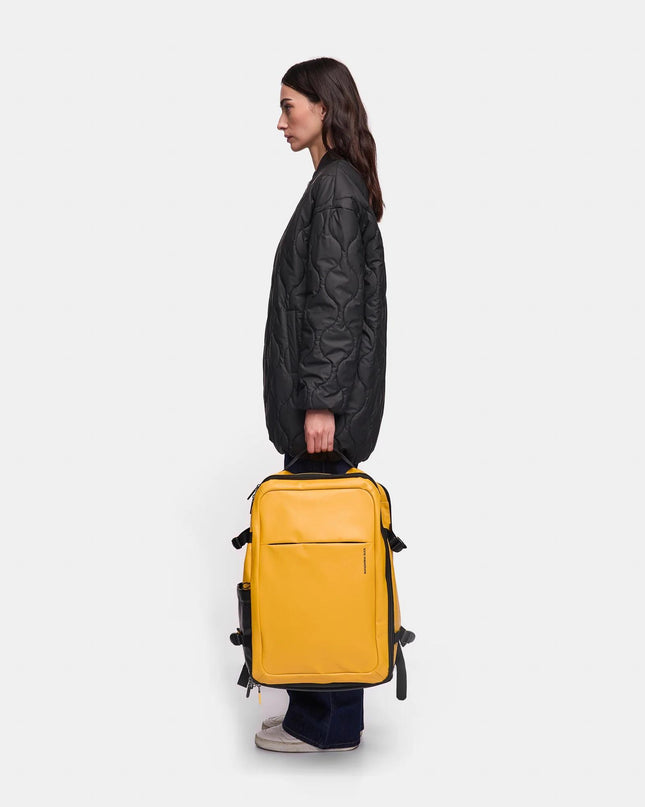 Mandarina Duck Zaino da Viaggio Porta PC 17 Pollici Giallo OST09 ECO COATED DUCK YELLOW Mandarina Duck 