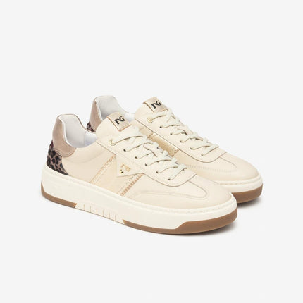 Nero Giardini Sneakers Donna in Pelle Milk Animalier - MARIO SPATARELLA