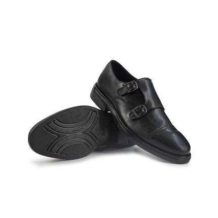 Callaghan Mocassini Uomo Doppia Fibbia in Pelle Nero 59804 CLASSI BLACK Callaghan 