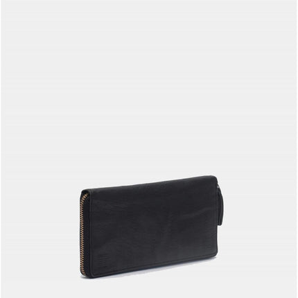 Biba Portafogli Donna Lungo con Zip in Pelle Nera BT10 BOSTON BLACK Biba 