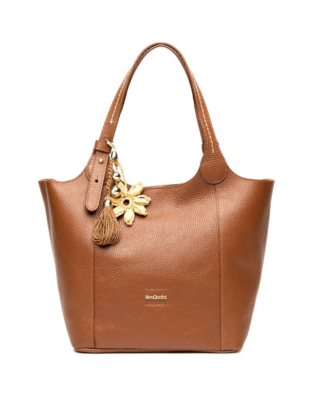 NeroGiardini Borsa Donna in Pelle Cuoio E644141D CUOIO 400 Nero Giardini Borse 