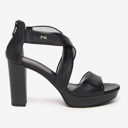 Sandali Donna in Pelle Nero E307500D NERO 100 Nero Giardini 