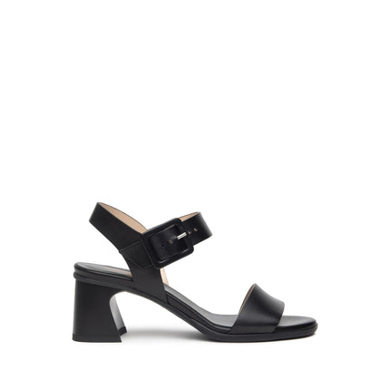 Nero Giardini Sandali Donna con Tacco in Pelle Nera E513240D NERO 100 Nero Giardini 