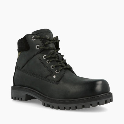 Jeep Anfibi Uomo in Pelle Nero - MARIO SPATARELLA